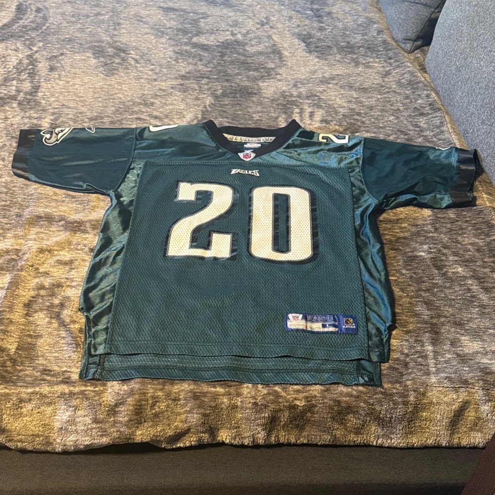 Reebok NFL Philadelphia Eagles Brian Dawkins #20 Jersey Size Youth L 14-16.